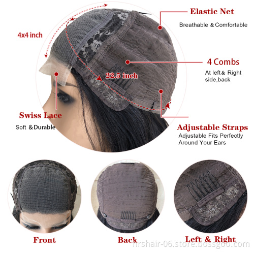 HD Transparent Human Hair Full Lace Wigs Wholesale Cuticle Aligned Brazilian Virgin Remy Human Hair 13x4 Lace Front Wigs